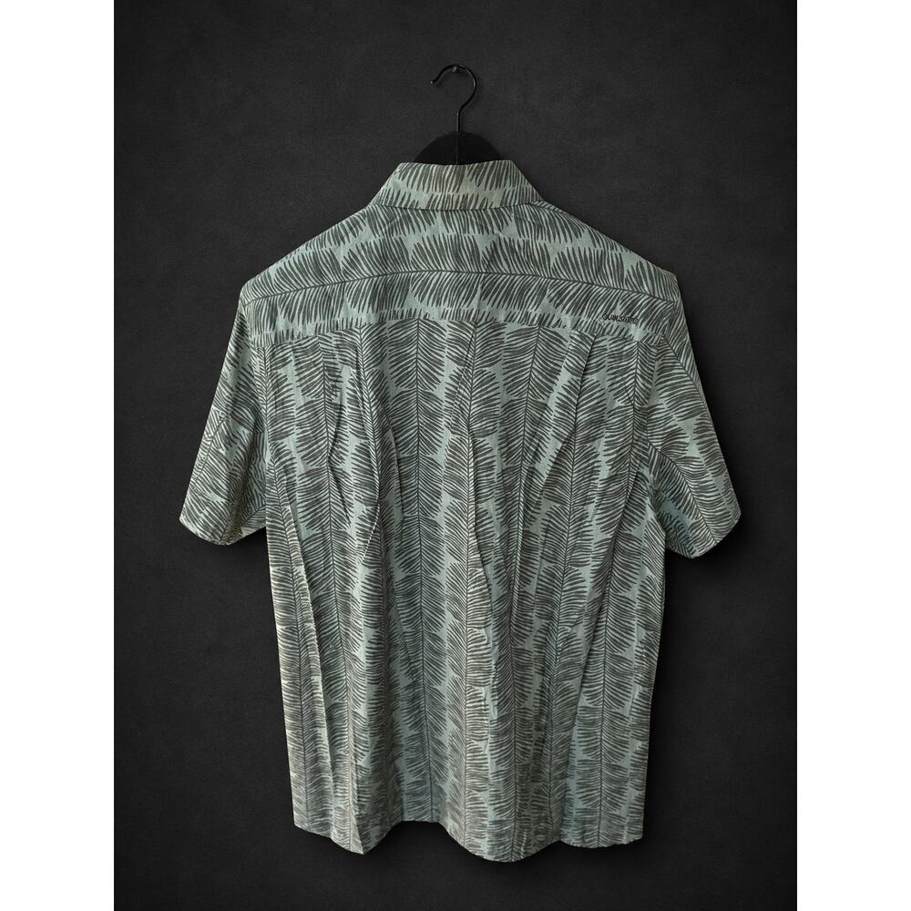 Quiksilver Waterman Collection NWT Palm Print Shirt Large - Picture 2 of 4